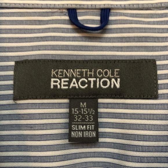 Kenneth Cole Reaction Slim Fit Button Down (A) - Picture 4 of 6